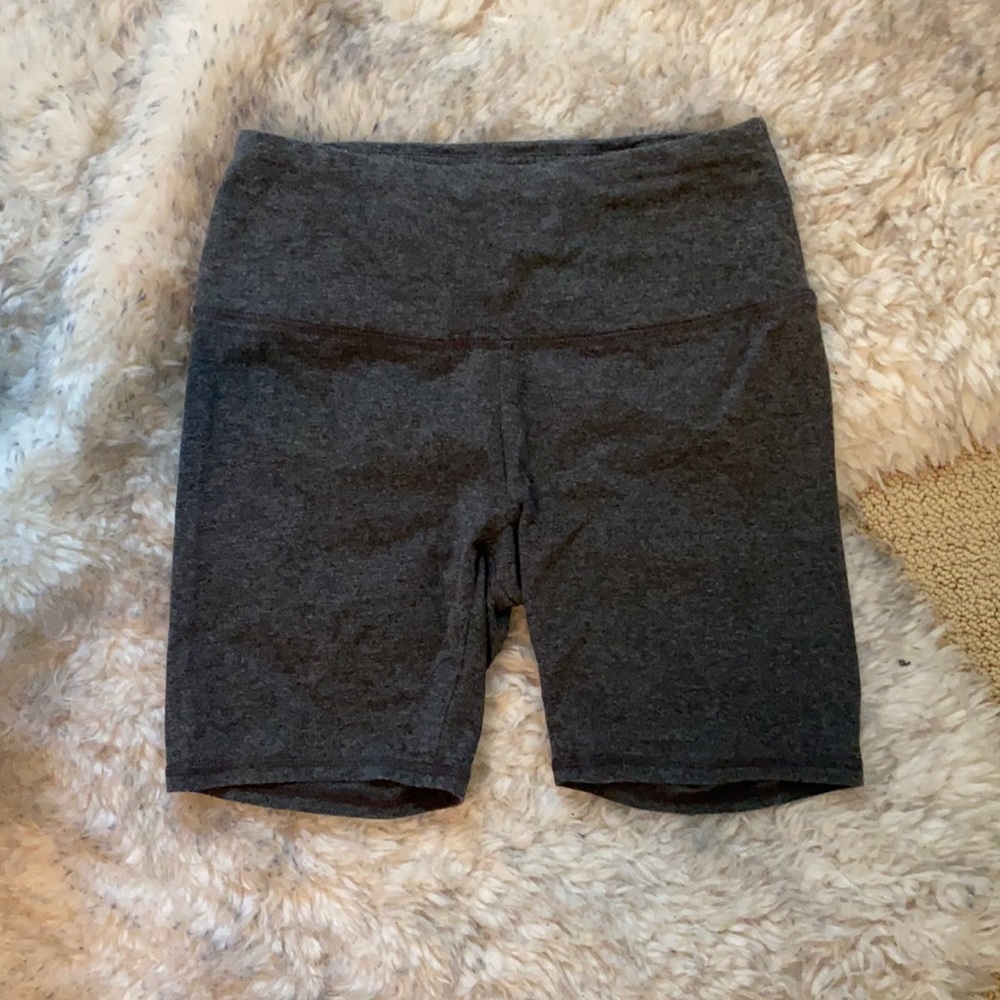 Grey biker shorts